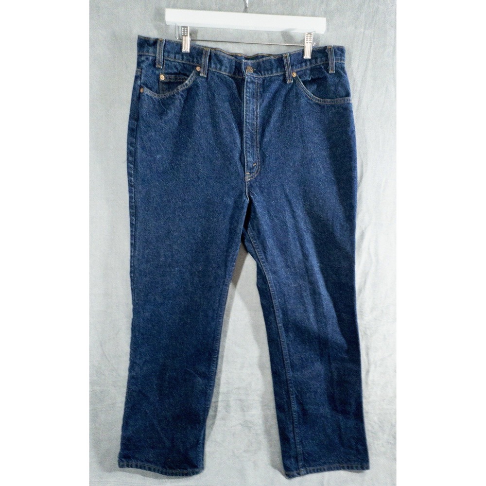 Vintage 1987 Levi's 517 Bootcut Orange Tag Jeans Mens 40x30 Denim (38x30 Actual)